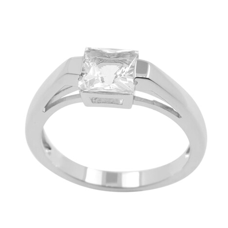 Anillo en plata con Danburita