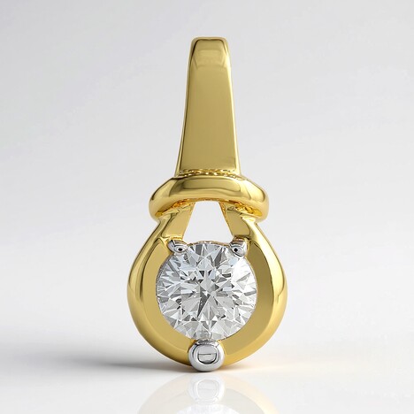 Ciondolo in oro con Diamante SI1 (G) (Annette)