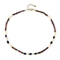 Collana in argento con Zaffiro Blu Bemainty (Riya)
