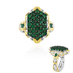 Sambia-Smaragd-Silberring (Gems en Vogue)