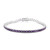 Sambia-Amethyst-Silberarmband