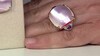 Zilveren ring met een Roze Mabé-parel (Gems en Vogue)