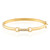 Zilveren armband met witte topaasstenen