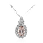 Collana in argento con Morganite