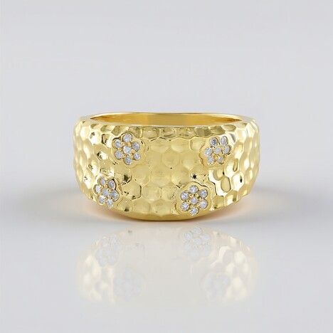 Bague en argent et Diamant I2 (J)