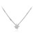 Collana in argento con Topazio Bianco