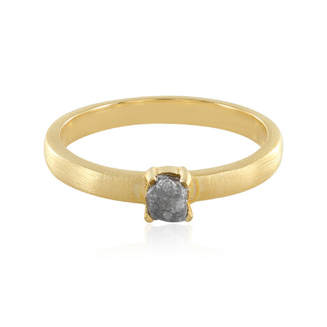 Anello in argento con Diamante Color Argento