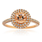 Anello in oro con Morganite AAA (CIRARI)