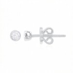 Pendientes en oro con Diamante SI1 (G) (Annette)