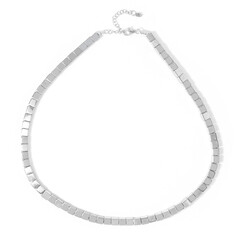 Silver Hematite Silver Necklace