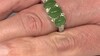 Zilveren ring met een Canadese jade