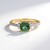 Anello in argento con Apatite Cromo