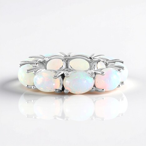 Anello in argento con Opale di Welo