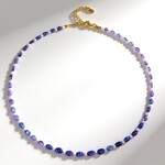 Collana in argento con Tanzanite