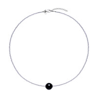 Collar en plata con Ónix negro
