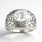 Anillo en plata con Cuarzo blanco (SAELOCANA)