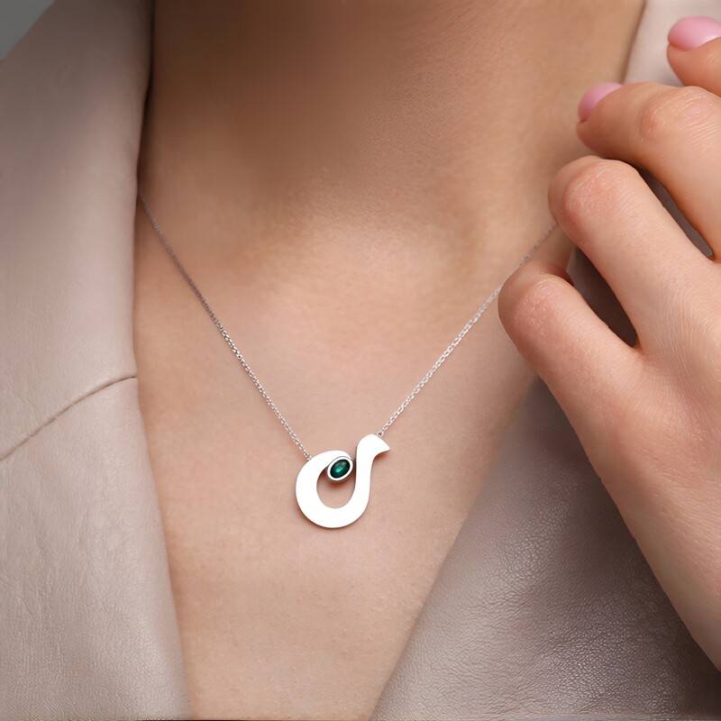 Colgante en plata con Grandidierita (MONOSONO COLLECTION)