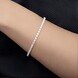 Bracelet en argent et Topaze blanche (Adela Silber)
