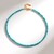 Collana in argento con Apatite Blu