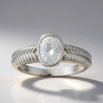 Anello in argento con Zircone