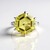 Anello in argento con Quarzo Limone