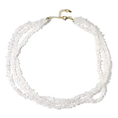 Collier en argent et Quartz blanc