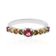 Anello in argento con Tormalina Rosa