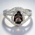 Anello in argento con Quarzo Fumè