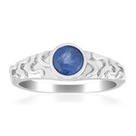 Anello in argento con Cianite del Nepal (SAELOCANA)