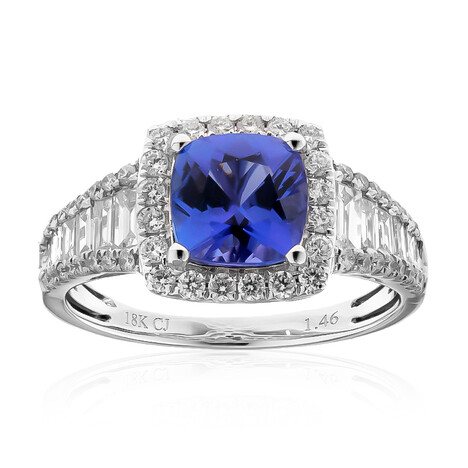 Anello in oro con Tanzanite AAA (CIRARI)