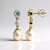Orecchini in oro con Perla Bianca dei Mari del Sud (Michelle Albala)