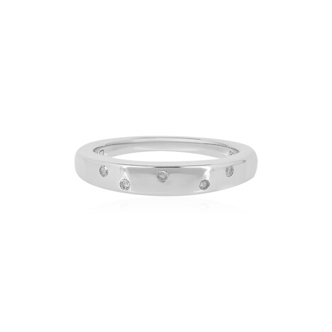 I2 (I) Diamant-Silberring