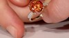 Gouden ring met een sfaleriet