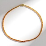 Collana in argento con Topazio Imperiale (Adela Silber)