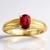 AAA-Brasilianischer Rubellit-Goldring