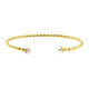 White Freshwater Pearl Silver Bangle (Joias do Paraíso)
