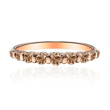 Anillo en oro con Diamante rosa de Francia de Argyle SI1 (Annette)