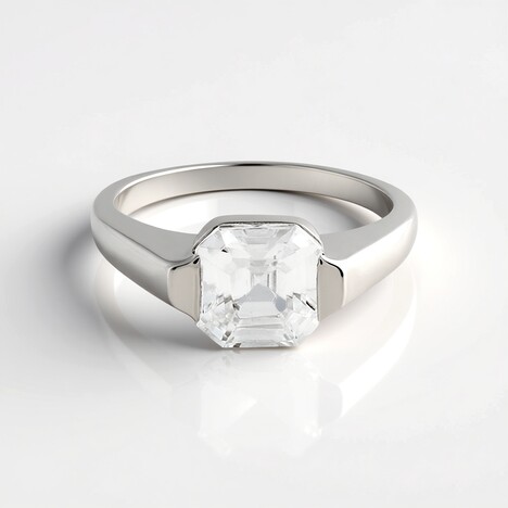 Anello in argento con Zircone