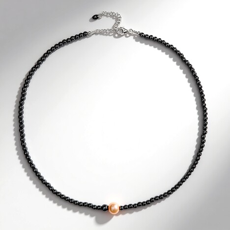 Collana in argento con Perla di Acqua Dolce