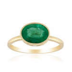 9K Zambian Emerald Gold Ring