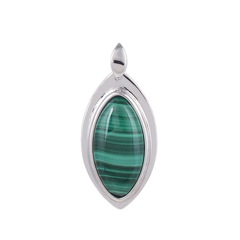 Malachite Silver Pendant