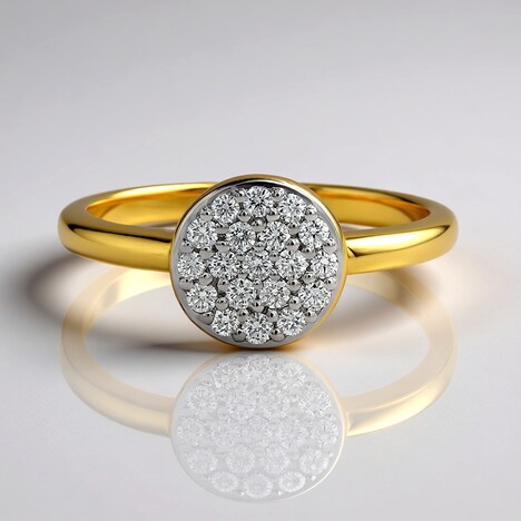 Anello in oro con Diamante IF (D) (Annette)