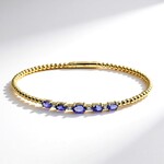 Bracciale in oro con Tanzanite AAA (CIRARI)