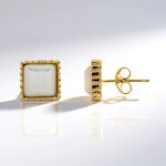 Boucles d'oreilles en argent et Nacre (Joias do Paraíso)