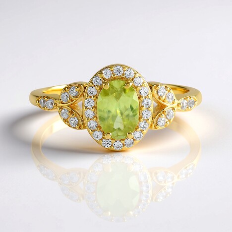 Anello in argento con Sfene