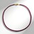 Collana in argento con Granato Magenta (Adela Silber)