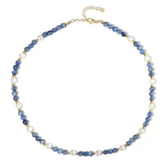 Moonlight Quartz Silver Necklace (Riya)