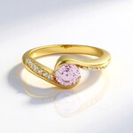 Anello in argento con Kunzite