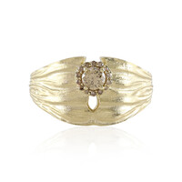 Anello in oro con Diamante Champagne I2 (de Melo)