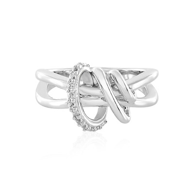 Bague en argent et Zircon (MONOSONO COLLECTION)